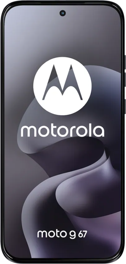 Celular Motorola moto g67 con la pantalla encendida