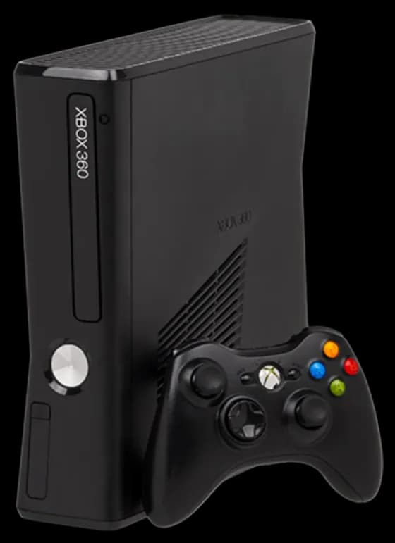 Consola Xbox 360 Slim con joystick