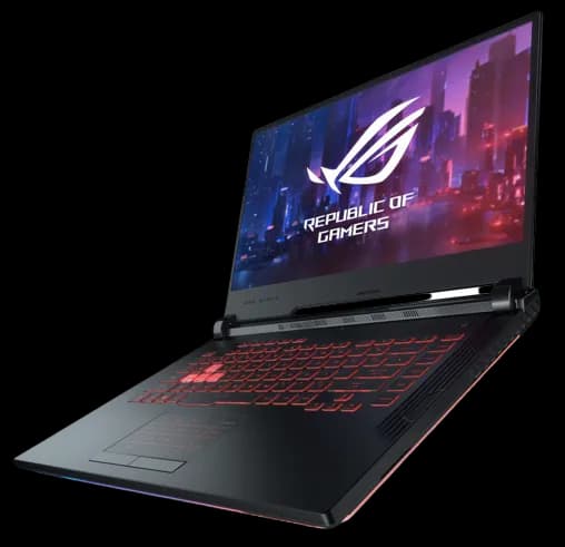 Notebook gamer con teclado retroiluminado
